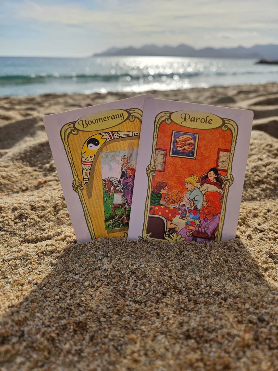 Cartes oracle Boomerang et Parole — signes de déséquilibre des chakras à Nice